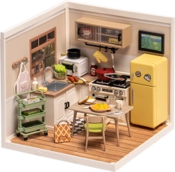 Robotime casa de muñecas en miniatura Cocina Happy Meals