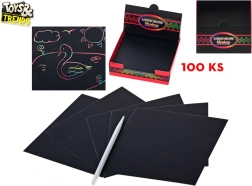 Imágenes para rascar TOYS& TRENDS – set creativo de 100 hojas