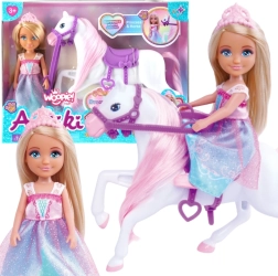 Woopie Royal set muñeca princesa con caballo