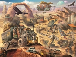 Puzzle Ravensburger desierto apocalíptico 1500 piezas