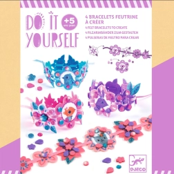 Kit DIY para hacer pulseras de la amistad con brillo DJECO