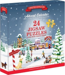 Calendario de Adviento: rompecabezas Mercado navideño 24x50 piezas