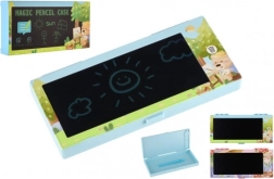 Estuche magnético con tableta de dibujo LCD a pilas, 2 colores