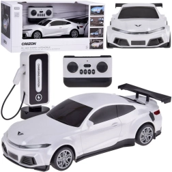 Coche RC con estación de carga – Blanco
