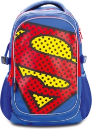 Mochila escolar Superman con poncho