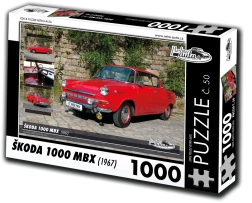 Puzzle Retro-autos Škoda 1000 MBX (1967) – 1000 piezas
