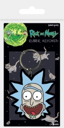 Llavero de goma RICK AND MORTY – sonrisa loca de Rick