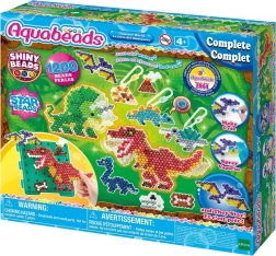 Aquabeads set creativo de cuentas de dinosaurios