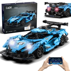 Set de construcción CaDA coche deportivo RC Helios con LED, 419 piezas