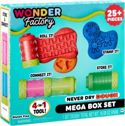 Masa moldeable Wonder Factory Never Dry Dough Mega Box Set