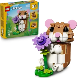 Creator 3en1 adorable hámster con flor