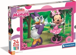 Puzle Minnie y Daisy de paseo MAXI 24 piezas