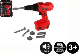 Taladro a batería con accesorios