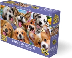 Puzle 3D Cachorros sonrientes 100 piezas