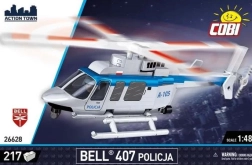 Cobi kit de construcción Bell 407 Police – helicóptero civil 1:48