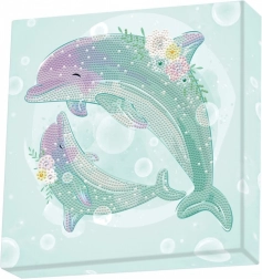 Set Diamond Dotz - Delfines danzantes