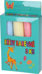 Tizas de colores para aceras