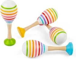 Bigjigs Toys maracas para niños – set de 2 uds