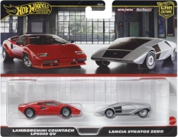 Hot Wheels pack prémium doble de cochecitos – Lancia y Lamborghini 1:64