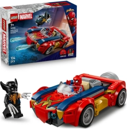 Coche de Spider‑Man vs. Wolverine venominizado – set de construcción LEGO Marvel