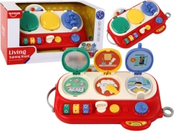 Tabla educativa sensorial interactiva para niños – roja