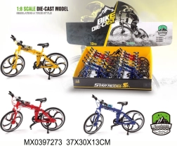 Modelo en miniatura de bicicleta 1:8