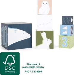 Cubos apilables Arctic para niños