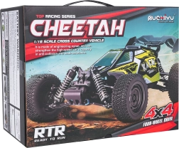 Buggy RC de carreras CHEETAH 1:16 con motor brushless