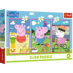 Puzle 3x50 Peppa Pig - La fuerza de la amistad