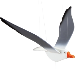 Decoración colgante de madera Gaviota