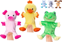 Títere de peluche con forma de animal 25 cm para bebés y niños