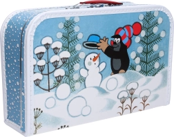 Maleta infantil Krtek y el muñeco de nieve 35 cm