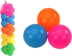 Juego de pelotas de plástico de colores para piscina seca y acuática 7 cm, 30 uds
