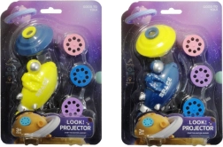 Proyector infantil con discos intercambiables: dinosaurios, animales y planetas