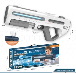 Pistola de agua eléctrica blanca