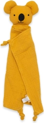 Doudou de muselina new baby koala mustard