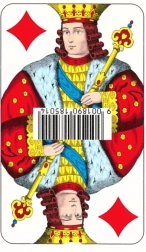 Pikety – naipes franceses de doble cara, 32 cartas