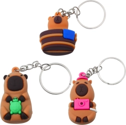 Llavero Capibara de silicona