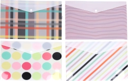 Carpeta con broche 36x26 cm surtido