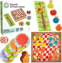 Woopie Green Ardilla en el huerto – juego cooperativo familiar de madera