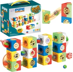 Woopie pista de canicas 3D tipo construcción para niños