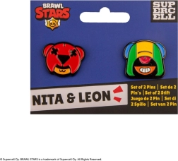 Set de pines Brawl Stars – Nita y Leon