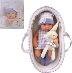 Muñeca con animalito 33 cm