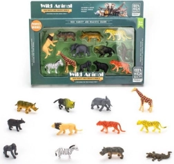 Juego de Figuras de Animales Salvajes - 12 uds., 7 cm