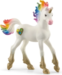 Schleich bayala potrillo unicornio arcoíris con corazones