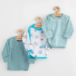 Camiseta interior para bebé New Baby Classic II, 3 uds., para niño, talla 62 (3–6 m)