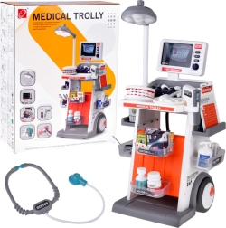 Carrito médico interactivo: set de juego de doctor y dentista para niños