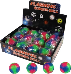 Pelota saltarina con luz de colores