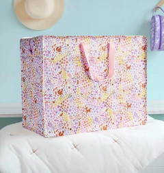 A Little Lovely Company - Bolsa de almacenamiento XL con motivo floral