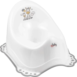 Orinal infantil Maltex con antideslizante Zebra – blanco/gris